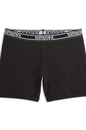 6" No Fly Boxer Briefs - Black Logo
